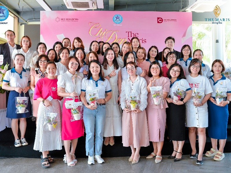 ĐẠI GIA ĐÌNH TDG GROUP MỪNG NGÀY QUỐC TẾ PHỤ NỮ 8/3 CÙNG CHỊ ĐẸP THE MARIS